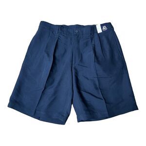 Pebble Beach Men’s Blue Pleated Dress Golf Shorts Size 36